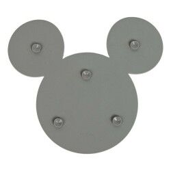 Dog Feeder Mickey Mouse Grey Silicone 28 x 15 x 1,5 cm