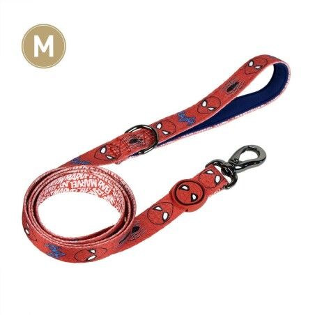 Dog Lead Spider-Man Red