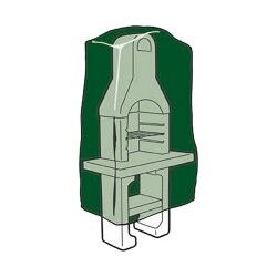 Custodia Protettrice Altadex Barbecue Verde Polietilene 128 x 80 x 253 cm