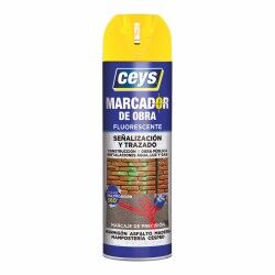 Spray paint Ceys Yellow 500 ml Fluorescent