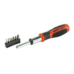 Set di punte con cacciavite Black & Decker BDHT0-62129 6 Pezzi