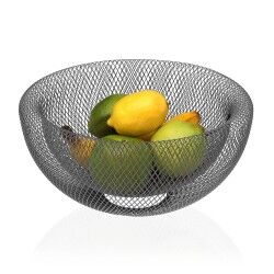 Fruit Bowl Versa Grey Steel Iron (15 cm)