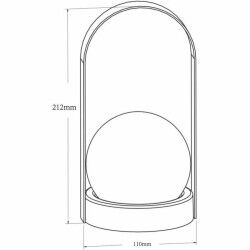 Outdoor light ball Galix Solar 21,2 x 11 cm