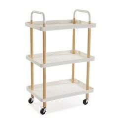 Vegetable trolley Versa White Metal polypropylene (36 x 85 x 53,5 cm)