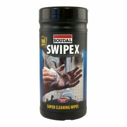 Bustine con Salviette Sterili per Pulire (Pacco) Soudal Swipex XXL 113551 (100 Unità)