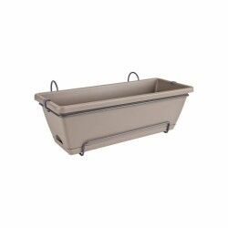 Plant pot Elho Brown 50 cm Grey polypropylene Plastic Rectangular