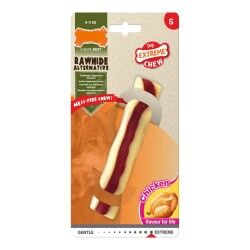 Giocattolo da mordere per cani Nylabone Extreme Chew Roll	Rawhide Taglia S Pollo Nylon