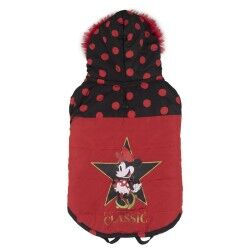 Dog Coat Minnie Mouse Black Red M