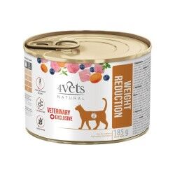 Cibo per gatti 4VETS Natural Weight Reduction 185 g