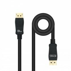 DisplayPort Cable NANOCABLE 10.15.2501 HDR 8K Ultra HD Black 1 m