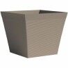 Plant pot Garden ID Taupe Squared 39 x 33 cm