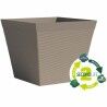 Plant pot Garden ID Taupe Squared 39 x 33 cm