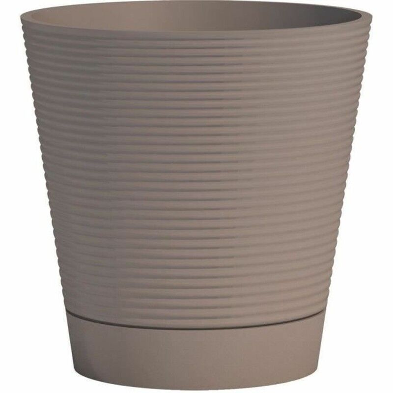 Self-watering flowerpot Garden ID Taupe 40 cm