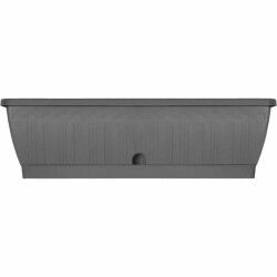 Self-watering planter Garden ID Anthracite 60 cm