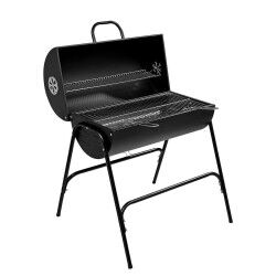 Barbecue a Carbone con Gambe EDM 73870 Nero Ferro 79 x 71 x 90 cm