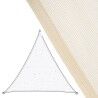 Shade Sails Awning 5 x 5 m Beige Polyethylene 500 x 500 x 0,5 cm