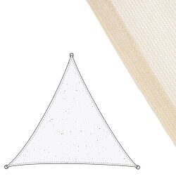 Shade Sails Awning 3 x 3 m Beige Polyethylene 300 x 300 x 0,5 cm