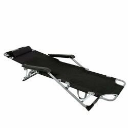 Reclining lounder Aktive Black 177 x 34 x 47 cm