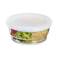 Round Lunch Box with Lid Arcoroc So Urban Bicoloured Glass 1,1 L (12 Units)