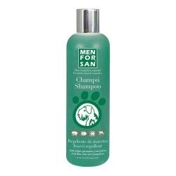 Shampoo per animali domestici Menforsan Champú Perro Cane Repellente per insetti 300 ml