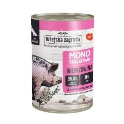 Cibo umido WIEJSKA ZAGRODA Cerdo monoproteico Maiale 400 g