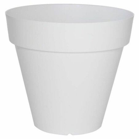 Plant pot Riviera White Plastic Squared Ø 50 cm