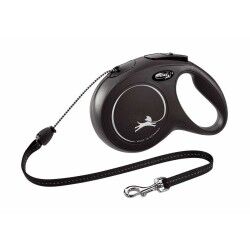 Guinzaglio per Cani Flexi Newclassic Nero