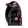 Guinzaglio per Cani Flexi Newclassic Nero