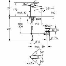 Rubinetto Monocomando Grohe Metallo