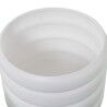 Planter Alexandra House Living White Ceramic 24 x 24 x 20 cm