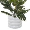 Planter Alexandra House Living White Ceramic 24 x 24 x 20 cm