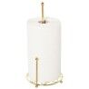 Kitchen Paper holder Alexandra House Living Golden Metal 15 x 32 x 15 cm