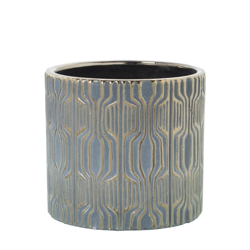 Planter Alexandra House Living Grey Ceramic 14 x 13 x 14 cm