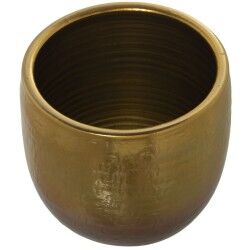 Set of Planters Alexandra House Living Gold Ceramic 3 Pieces