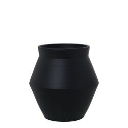 Vaso Alexandra House Living Nero Ceramica 30 x 32 cm