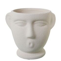 Planter Alexandra House Living Beige Ceramic Bust 14 x 17 x 14 cm