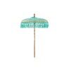 Decorative umbrella Romimex Bali Blue Turquoise 150 x 200 x 150 cm