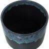 Set of Planters Alexandra House Living Blue Black Ceramic (3 Pieces)