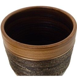 Set of Planters Alexandra House Living Brown Ceramic (3 Pieces)