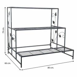 Supporto per Vaso Alexandra House Living Grigio Ferro 66 x 74 x 80 cm