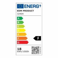 Applique LED EDM 32404 Bianco Alluminio Plastica F 18 W 120 W 1820 Lm E27 Ovale (4000 K)