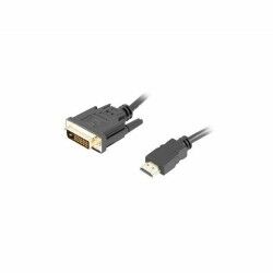 Adattatore HDMI con DVI Lanberg CA-HDDV-20CU-0018-BK Nero 1,8 m