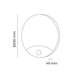 LED Wall Light EDM 32537 polypropylene E 15 W 13 W 1250 Lm 1850 lm White Multicolour (4000 K)