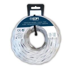 Cable EDM 11886 White 2 x 1,5 mm 5 m