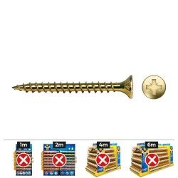 Scatola a viti CELO VLOX Bicromato Ø 4,5 x 20 mm PZ Filettatura completa (500 Unità)