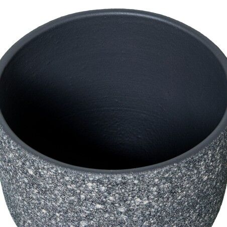 Set of Planters Alexandra House Living Anthracite Ceramic 3 Pieces