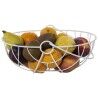 Fruit Bowl Alexandra House Living White Metal 29 x 22 x 12/24,5 cm