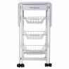 Kitchen Trolley Alexandra House Living White 37 x 79 x 91 cm