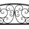 Bench Alexandra House Living Black Iron 53 x 91 x 153 cm