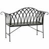 Bench Alexandra House Living Black Iron 50 x 88 x 110 cm